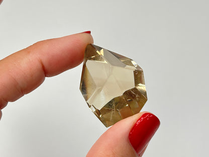 Citrine Faceted Freeform #17