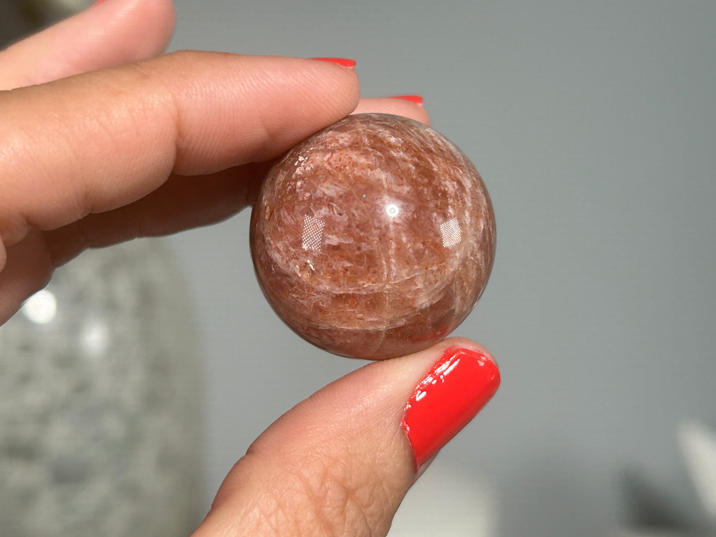 Confetti Sunstone Sphere (1.1", 28mm)