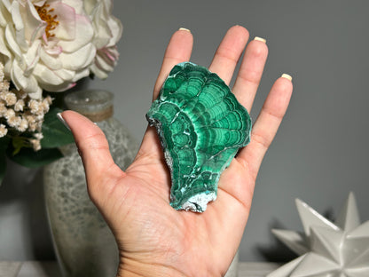 Malachite Chrysocolla Slab (3.7", 95mm)