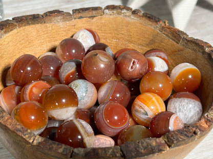Mini Red Agate Sphere