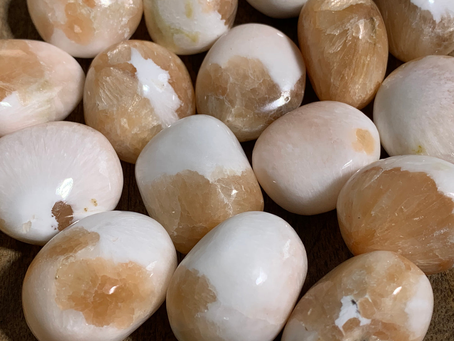 Tumbled Jumbo Stilbite Scolecite