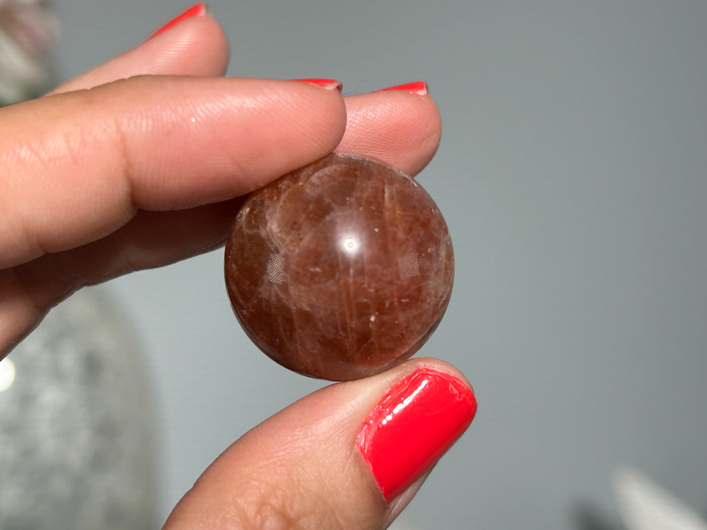 Confetti Sunstone Sphere (0.9", 24mm)