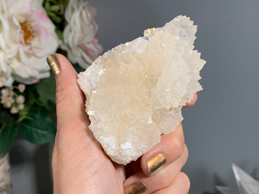 Natural Premium Calcite Flower (3", 77mm)