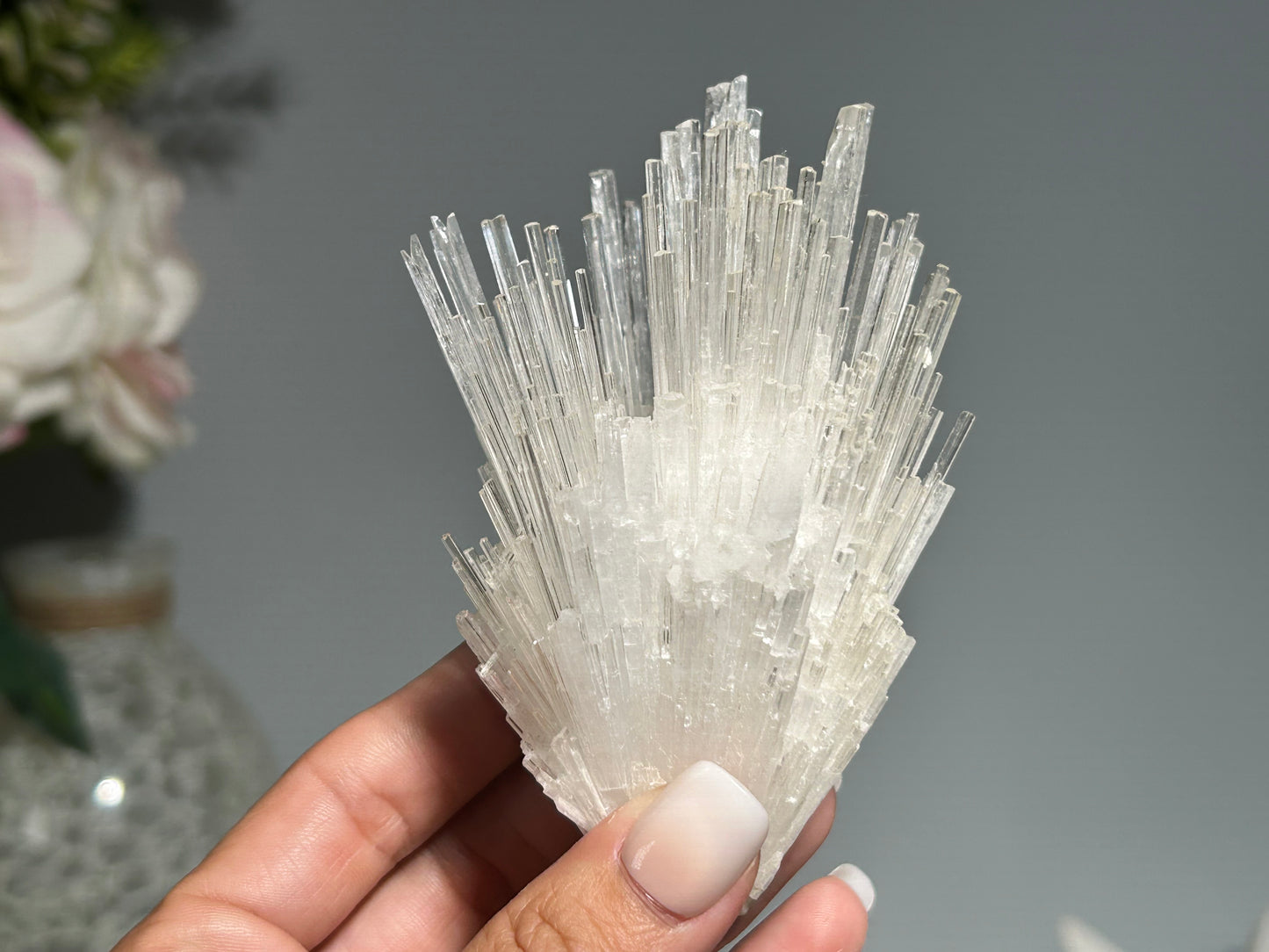 Natural Scolecite Cluster (4", 103mm)