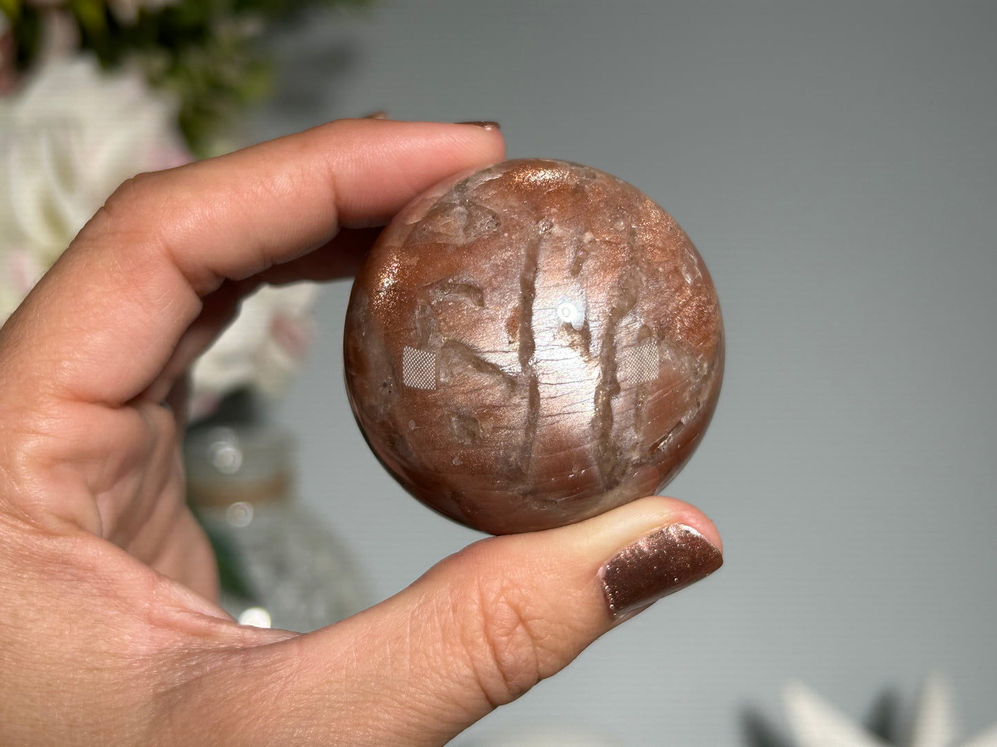 Confetti Sunstone Sphere (1.8", 47mm)