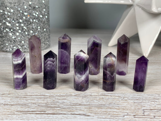 Mini Chevron Amethyst Point