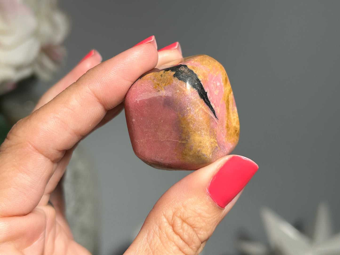 Tumbled Rhodonite XL