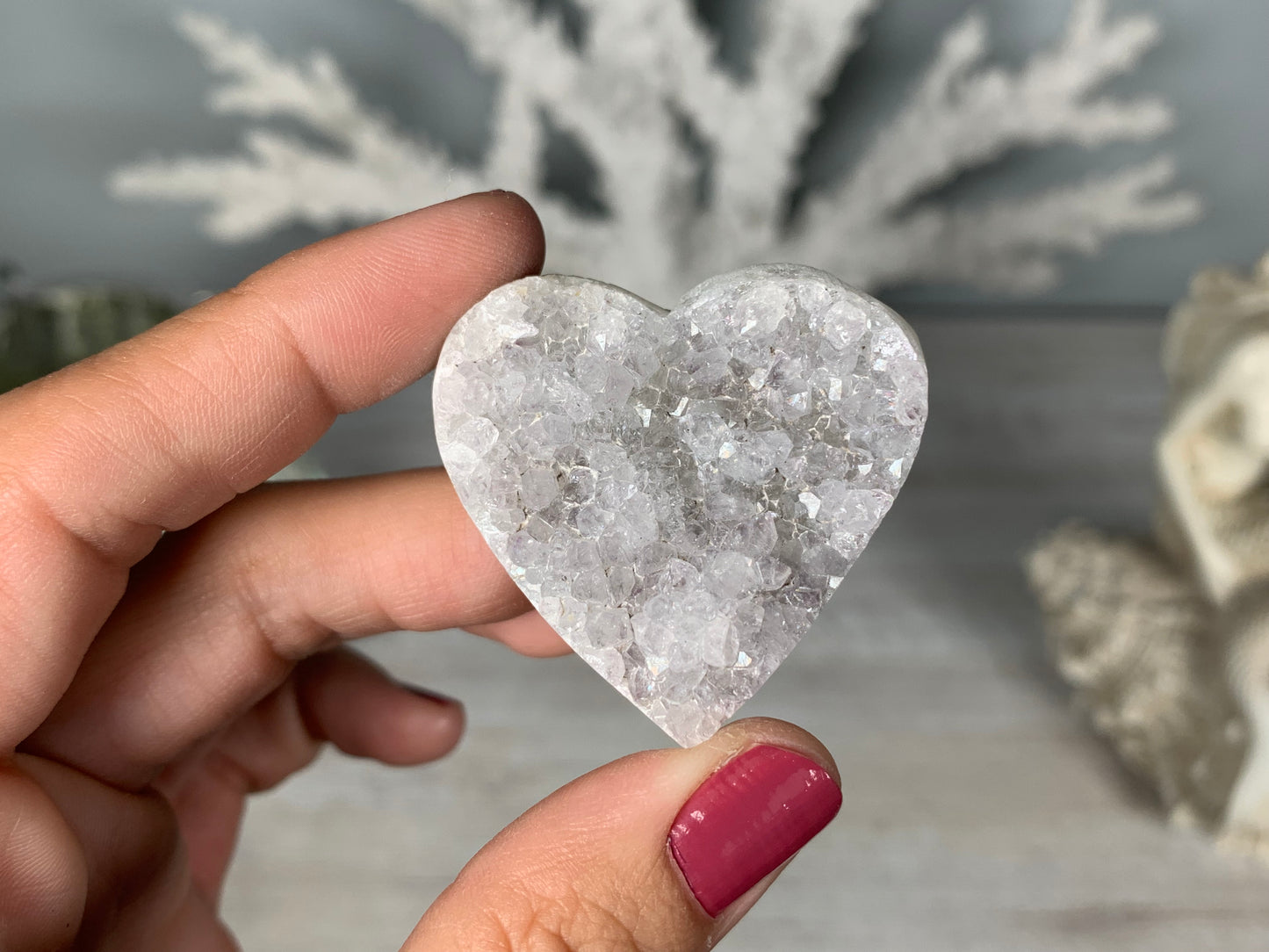 Druzy Heart (4-5 cm)