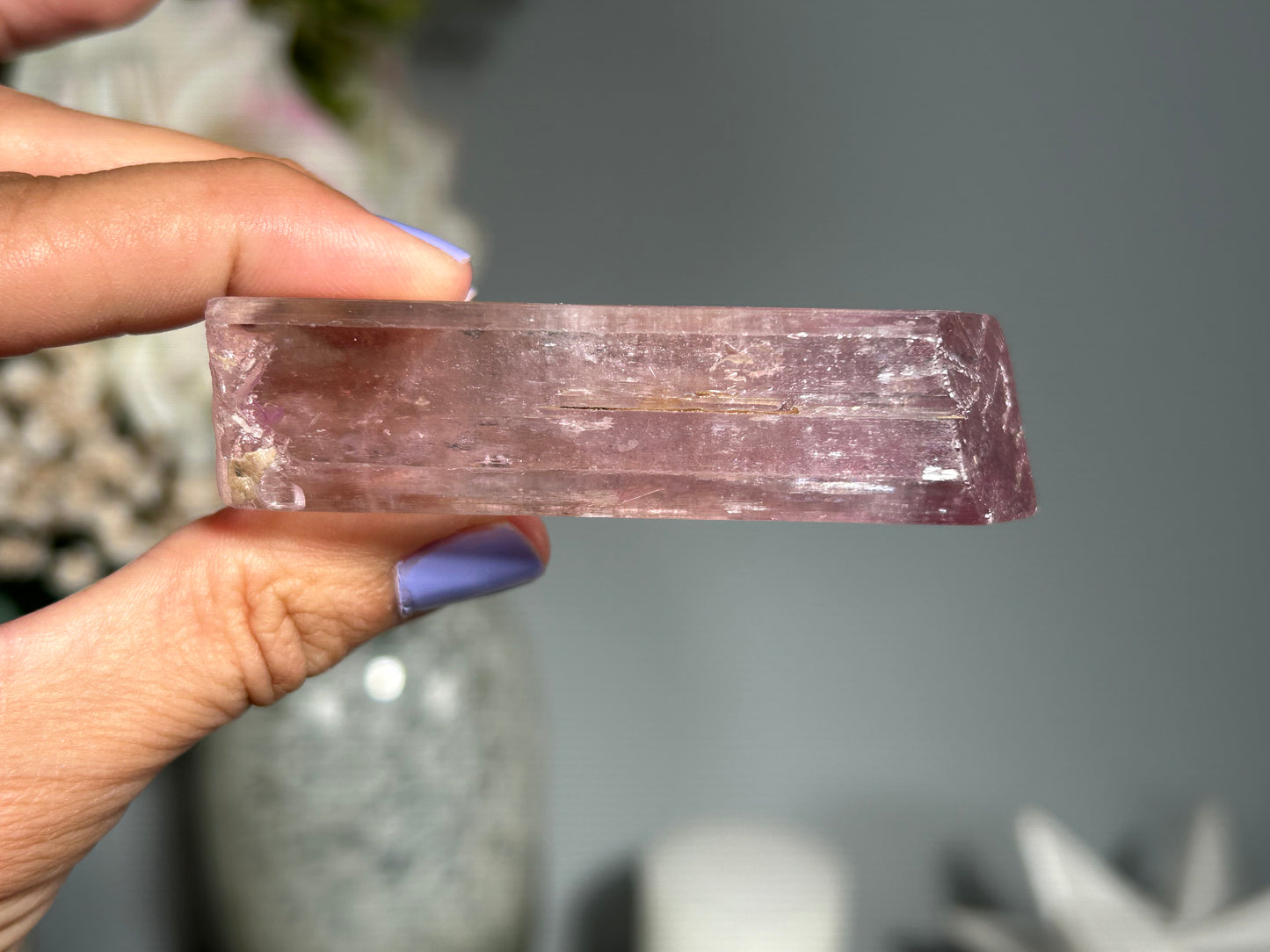 Natural Purple Kunzite Point (2.9", 75mm)