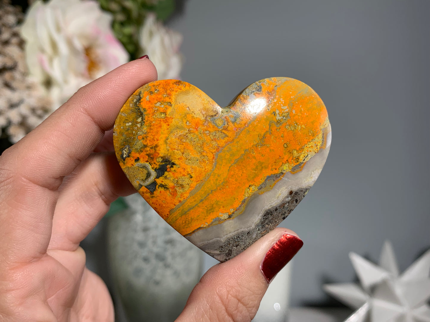 Bumblebee Jasper Heart