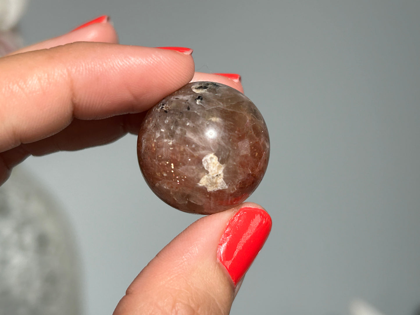 Confetti Sunstone Sphere (0.9", 24mm)