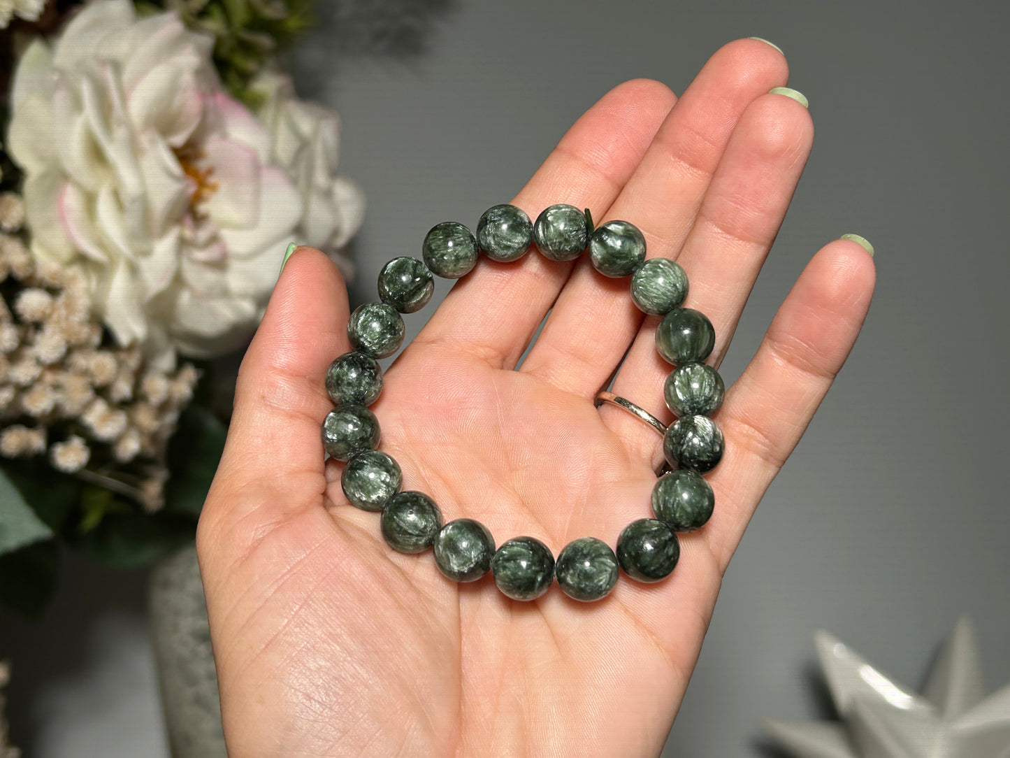 10mm Seraphinite Bracelet