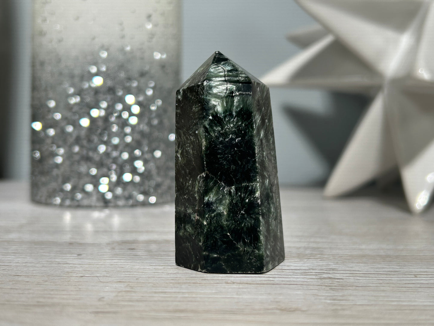 Seraphinite Tower (2.3", 59mm)