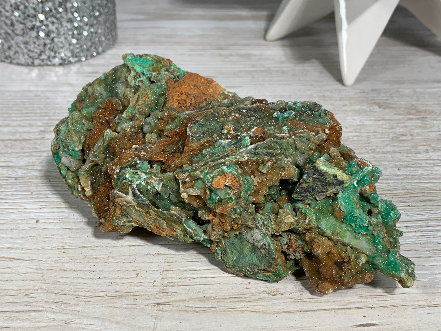 Druzy Chrysoprase (5.4", 136mm)