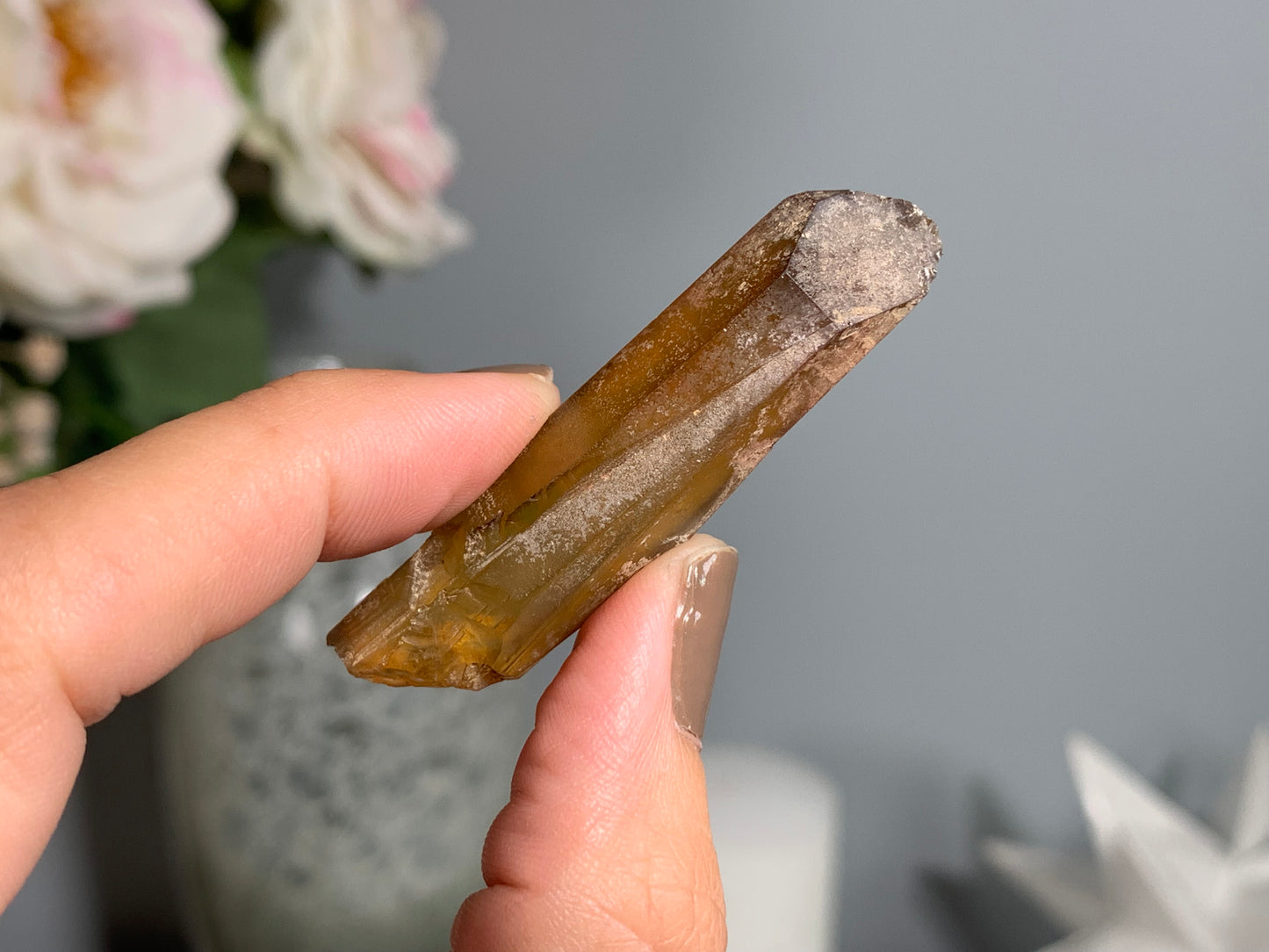 Congo Smoky Citrine Point (2.1", 53mm)