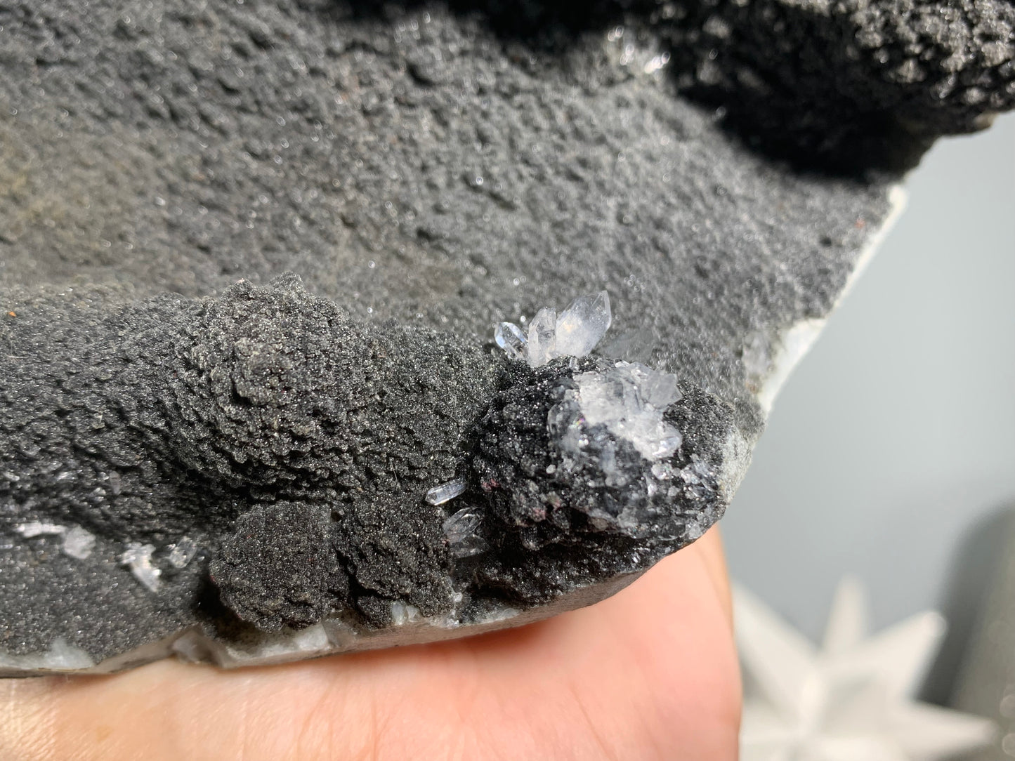 Black Amethyst Cluster (7.1", 181mm)