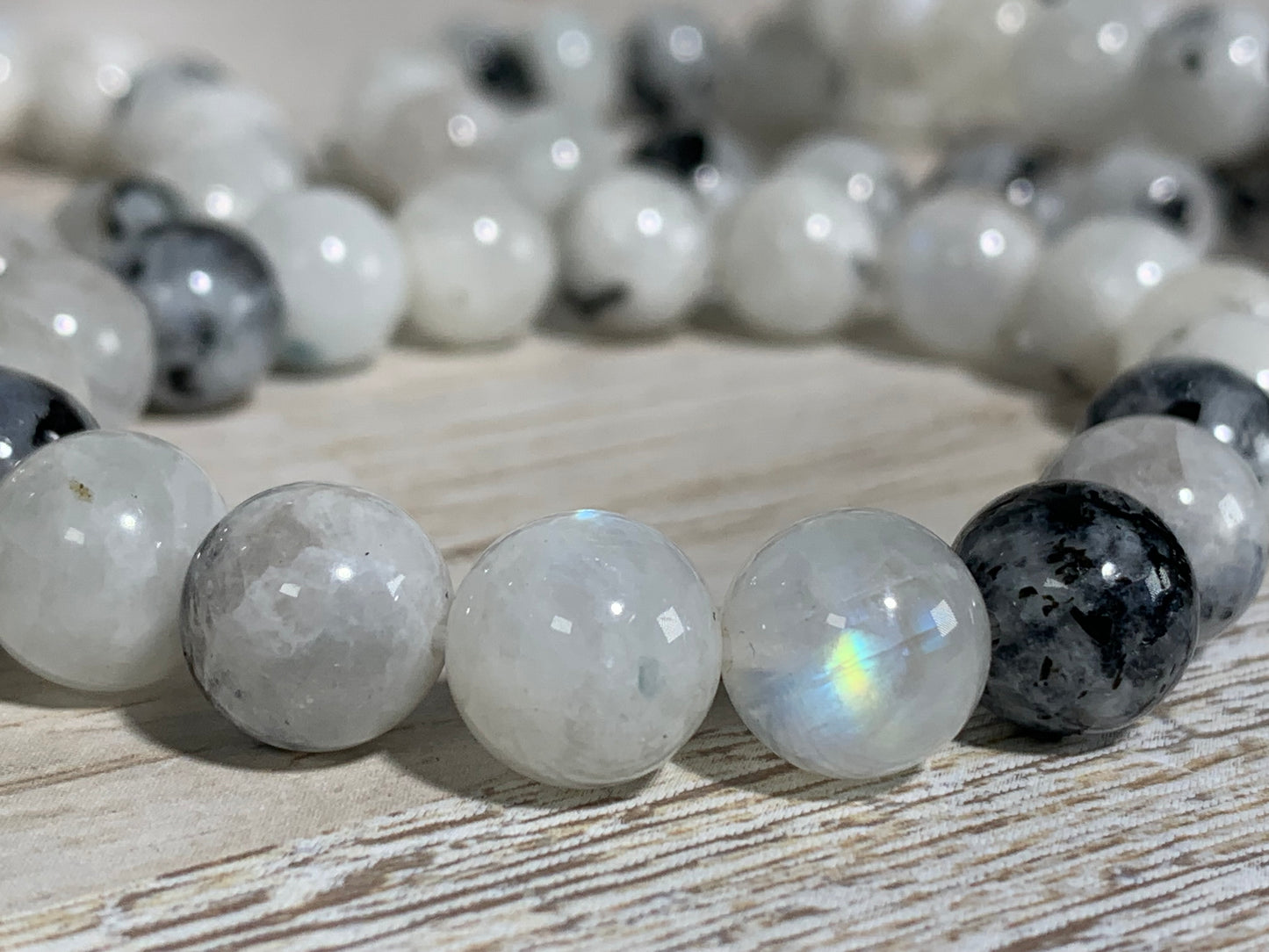 10mm Rainbow Moonstone Bracelet