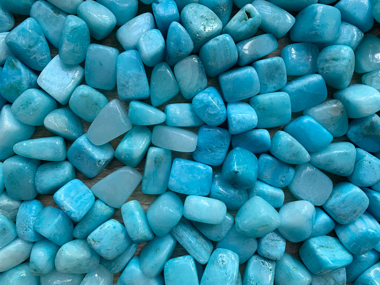 Tumbled Blue Aragonite