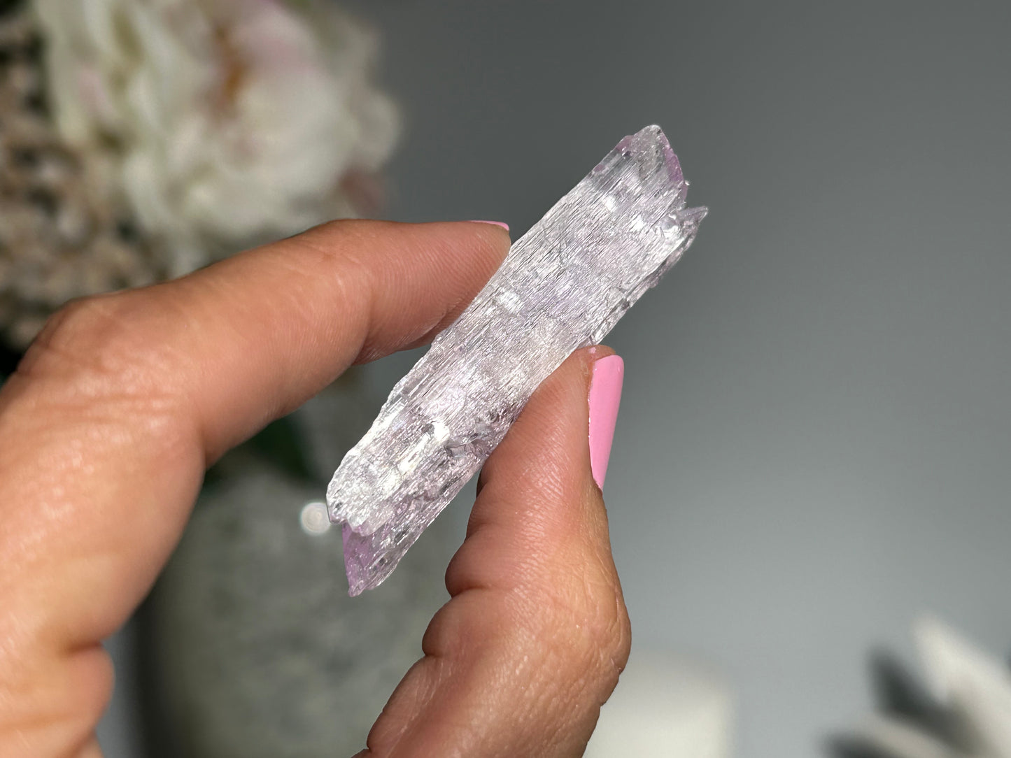 Natural Purple Kunzite Point (2", 52mm)