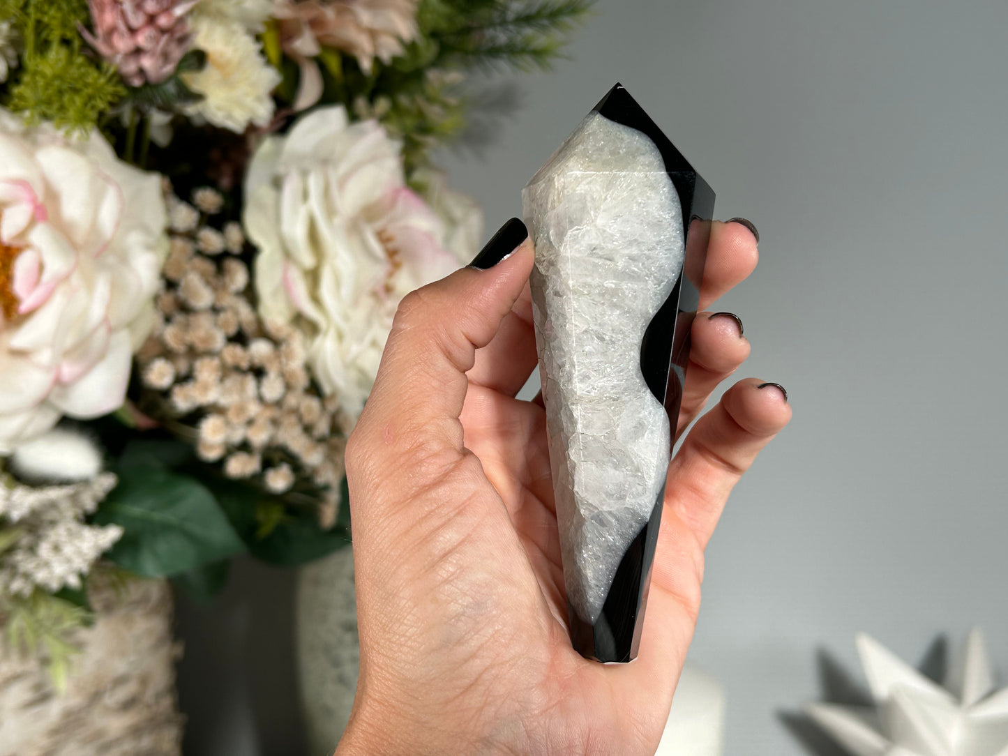 Black Agate Tower (4.5", 115mm)