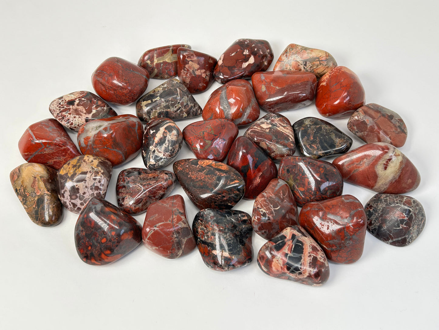 Tumbled Brecciated Jasper