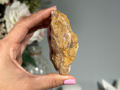 Natural Pink Aragonite (3.2", 80mm)