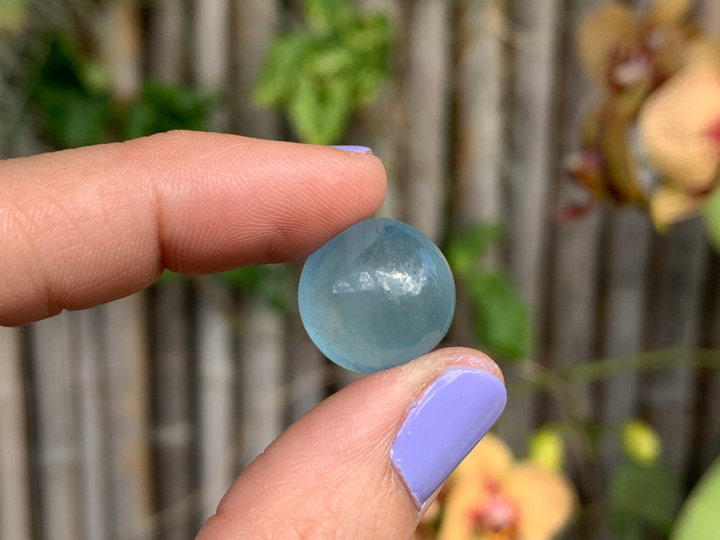 Mini Aquamarine Sphere