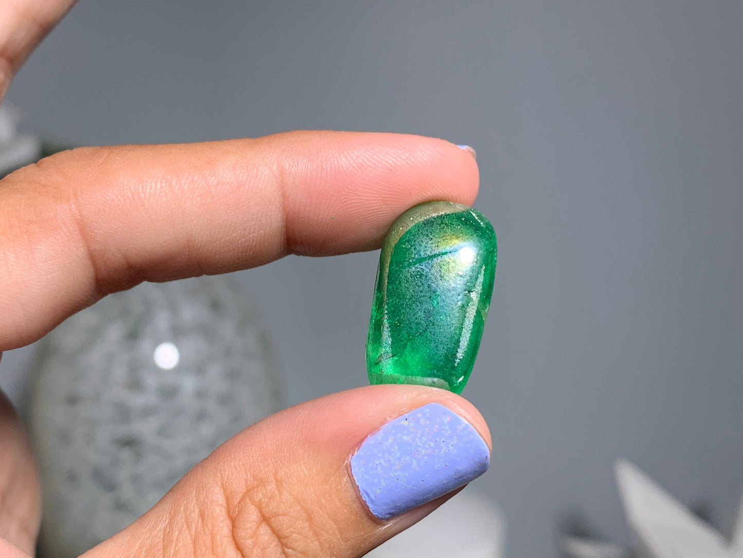 Tumbled Green Aura Quartz