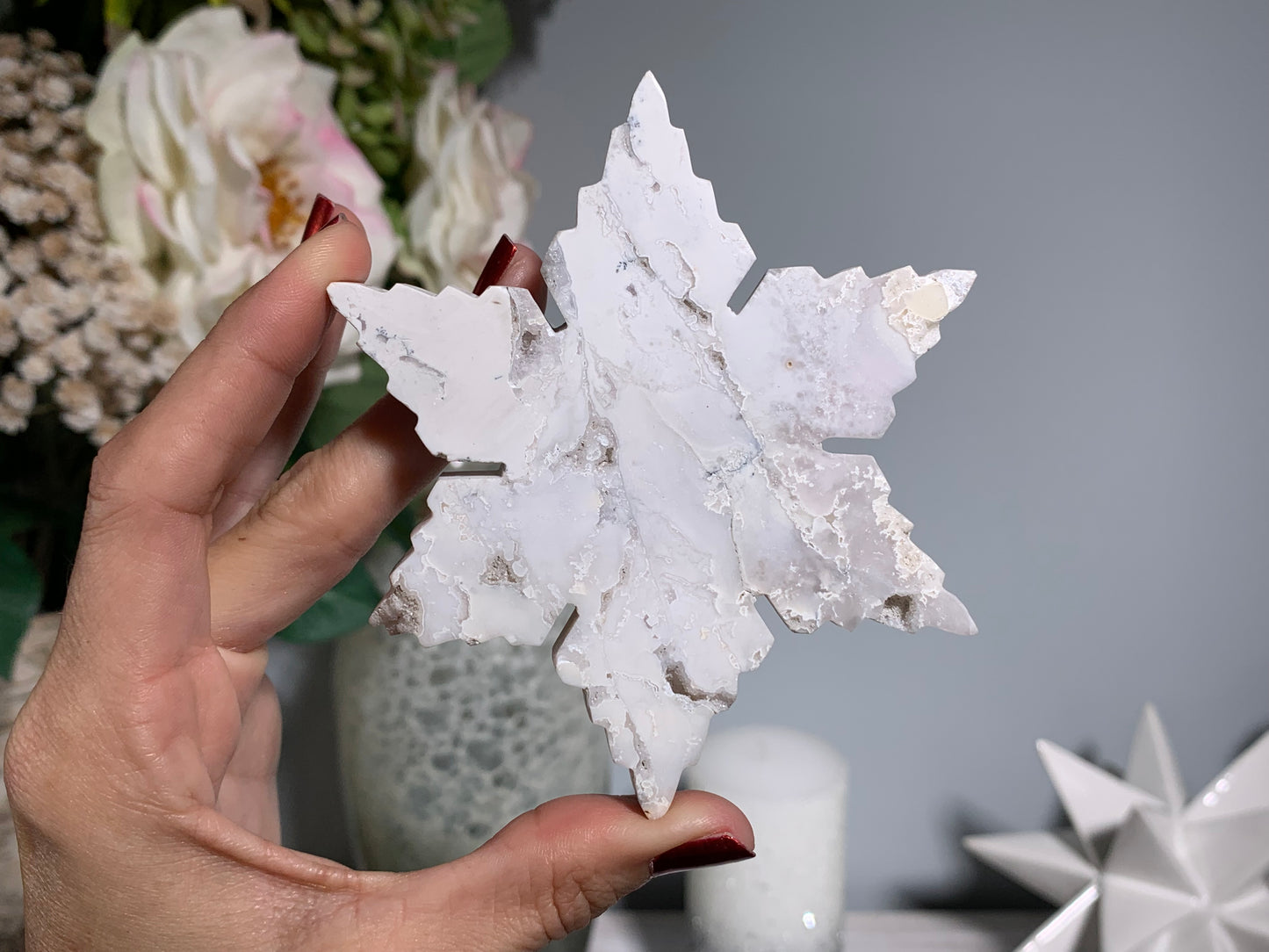 Snow Quartz Snowflake