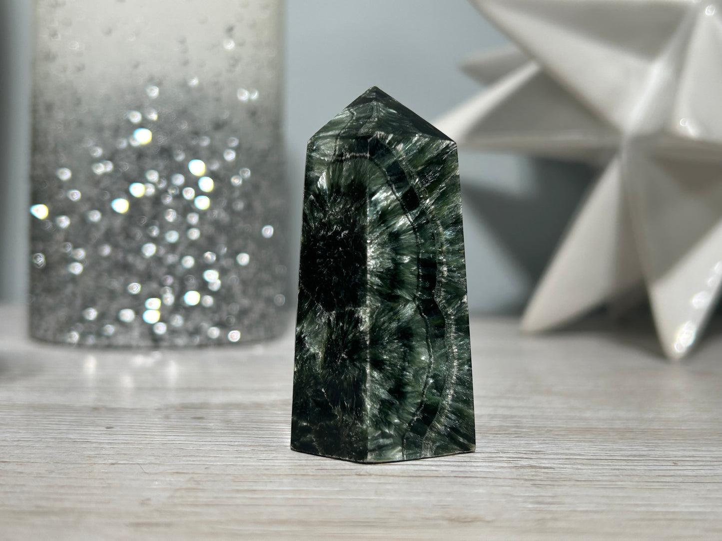 Seraphinite Tower (2.3", 59mm)