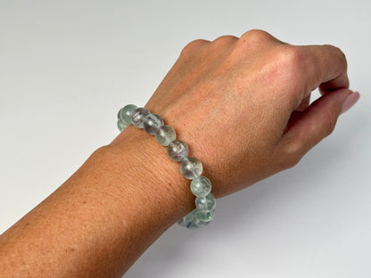 Feather Fluorite Bracelet