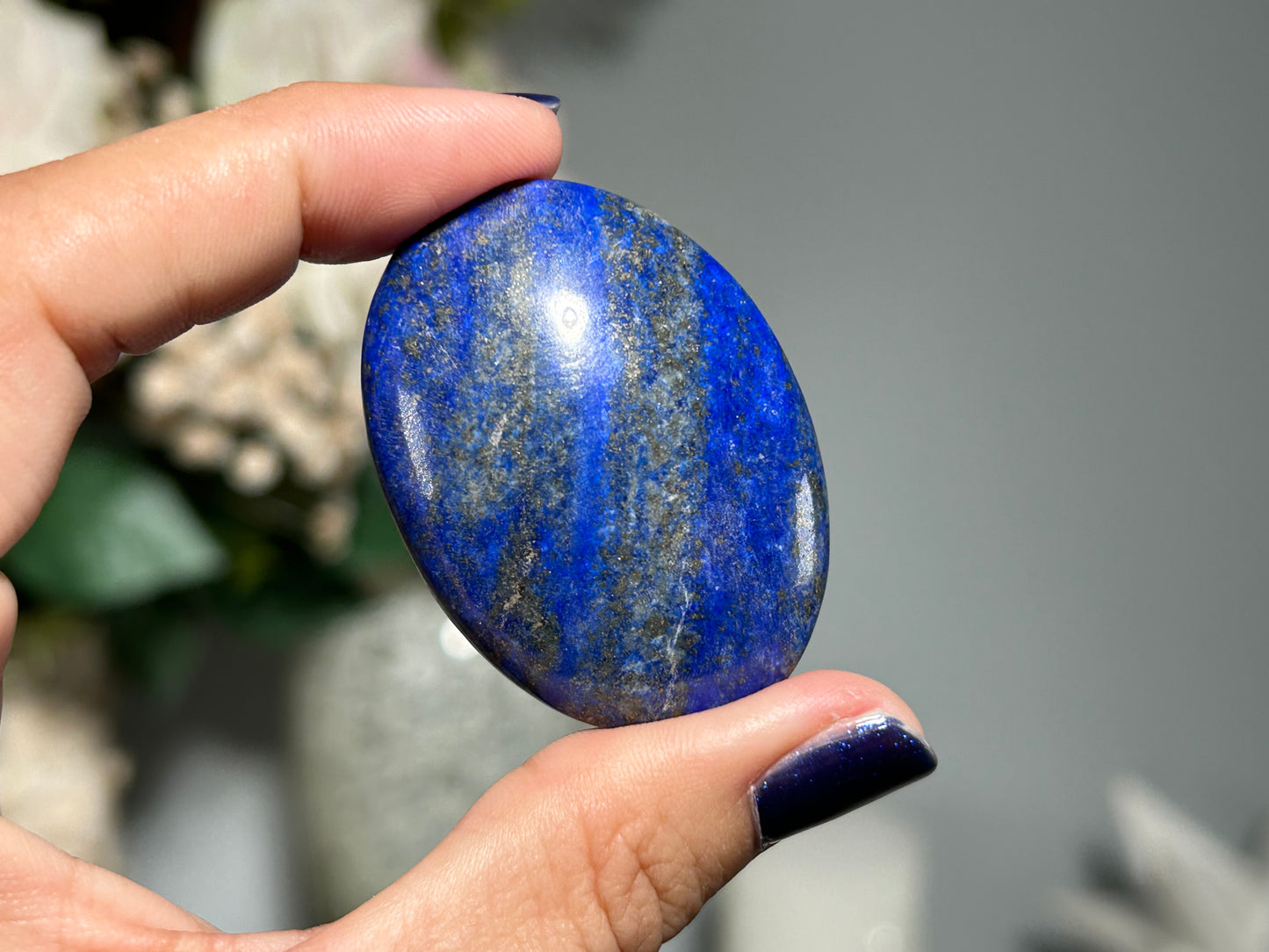 Lapis Lazuli Palm Stone Small