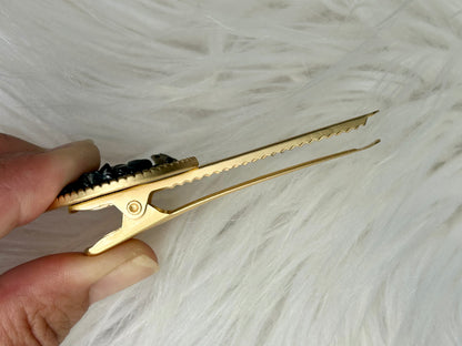 Crystal Moon Hair Clip