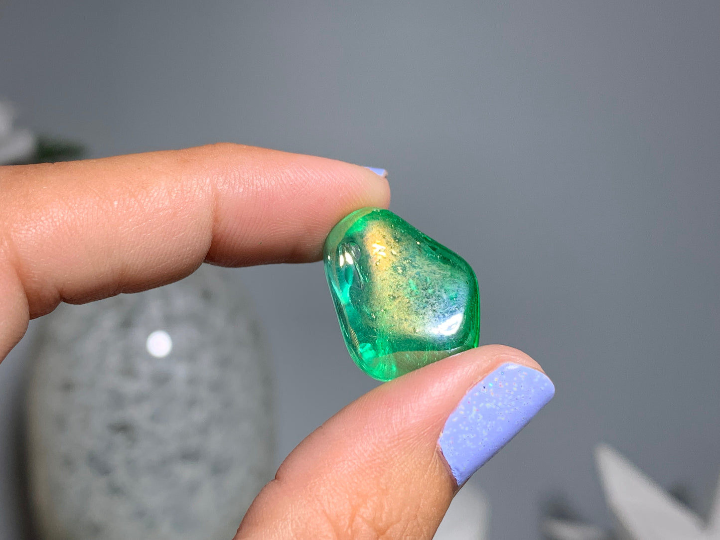 Tumbled Green Aura Quartz