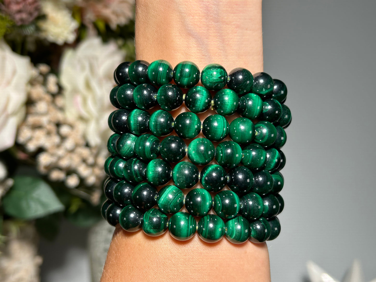 10mm Velvet Malachite Bracelet