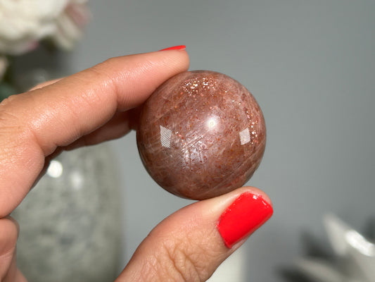 Confetti Sunstone Sphere (1.25", 32mm)