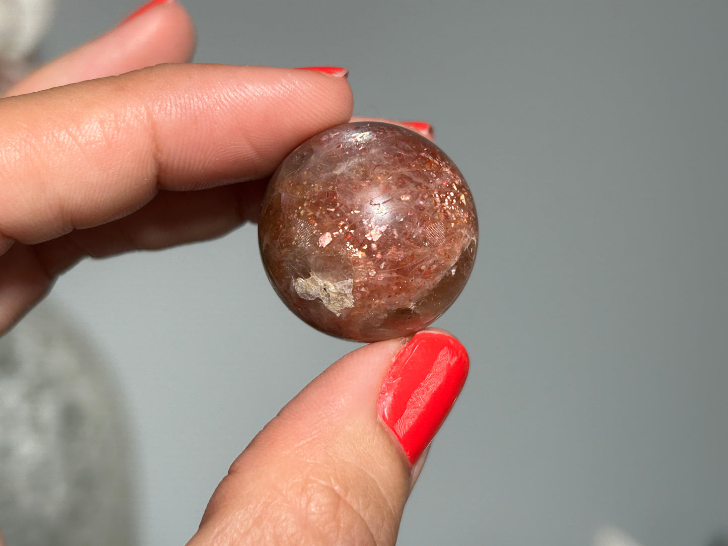 Confetti Sunstone Sphere (0.9", 24mm)