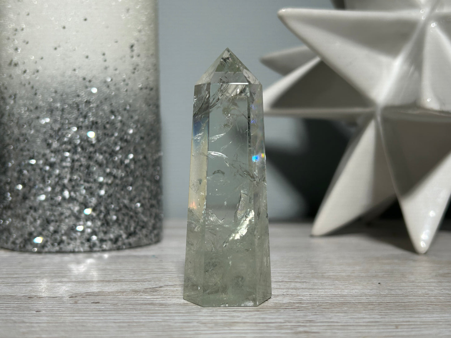 Prasiolite Tower (2.8", 71mm)