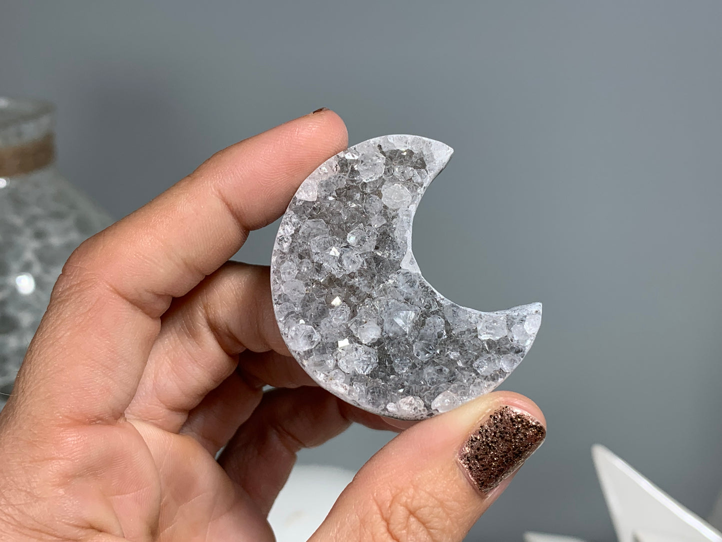 Druzy Moon (4-5 cm)