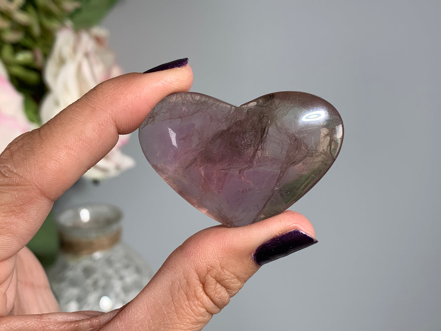 Small Fluorite Heart