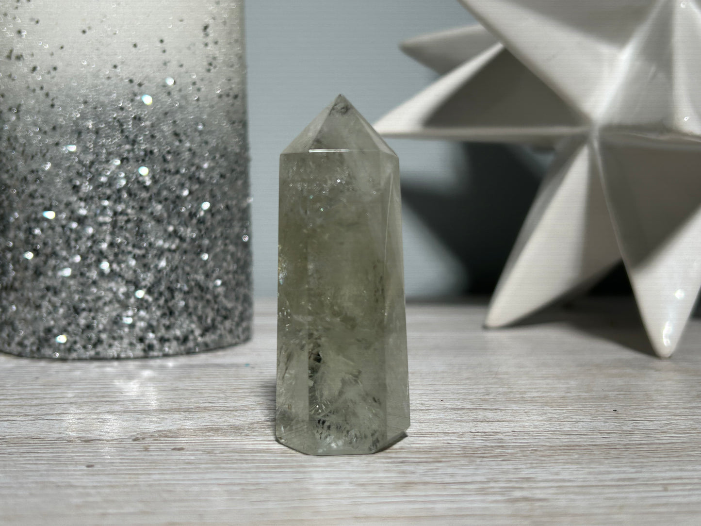 Prasiolite Tower (2.5", 62mm)