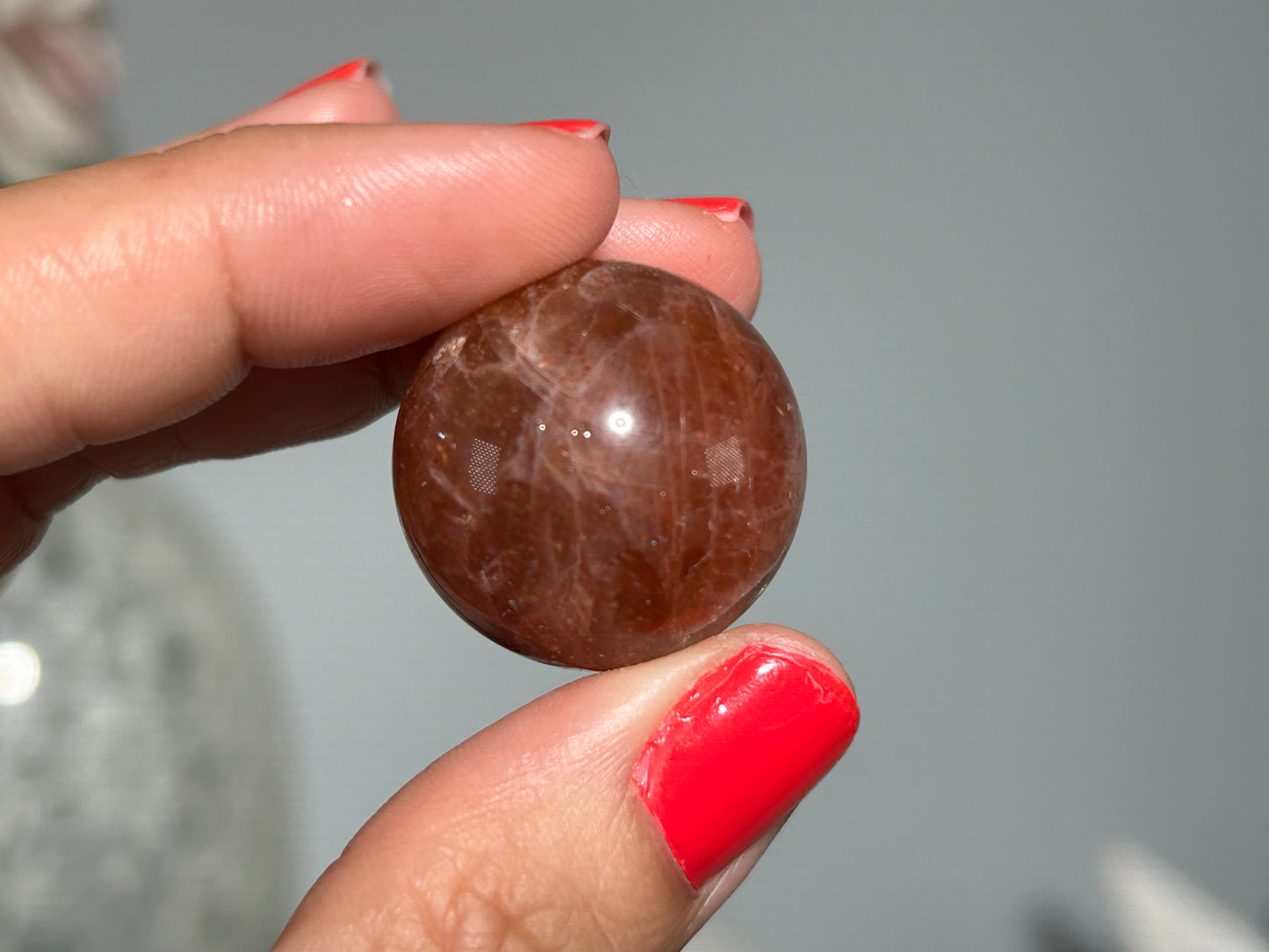 Confetti Sunstone Sphere (0.9", 24mm)