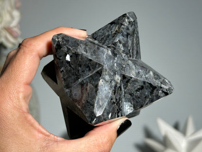 Larvikite Merkaba (3.4", 85mm)