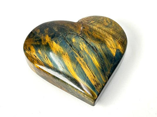 Blue Tigers Eye Heart #85