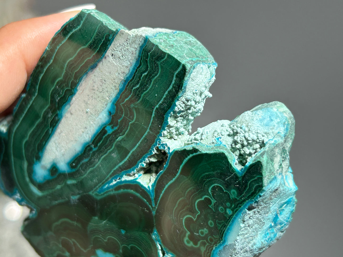 Malachite Chrysocolla Slab (2.8", 72mm)