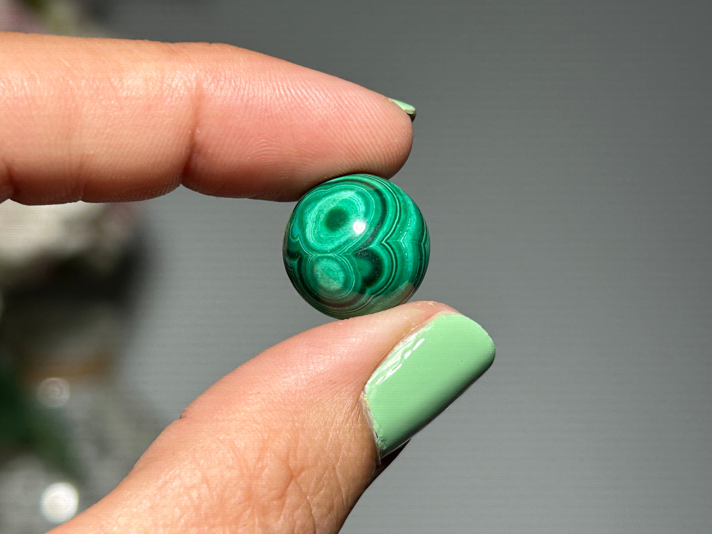 Mini Malachite Sphere