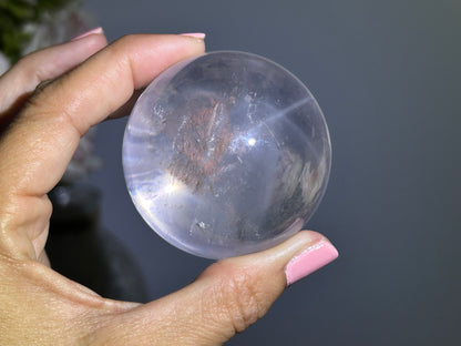 Star Rose Quartz Sphere (2.1",54mm)