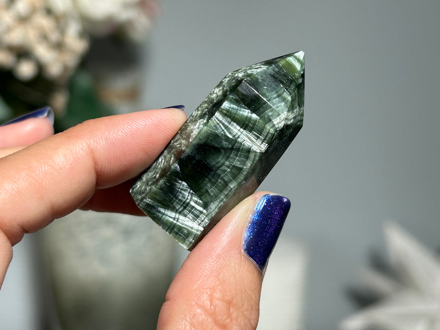 Seraphinite Tower (1.7", 43mm)