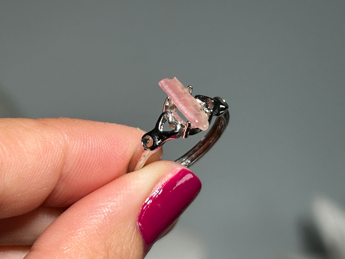 Tourmaline Adjustable Ring