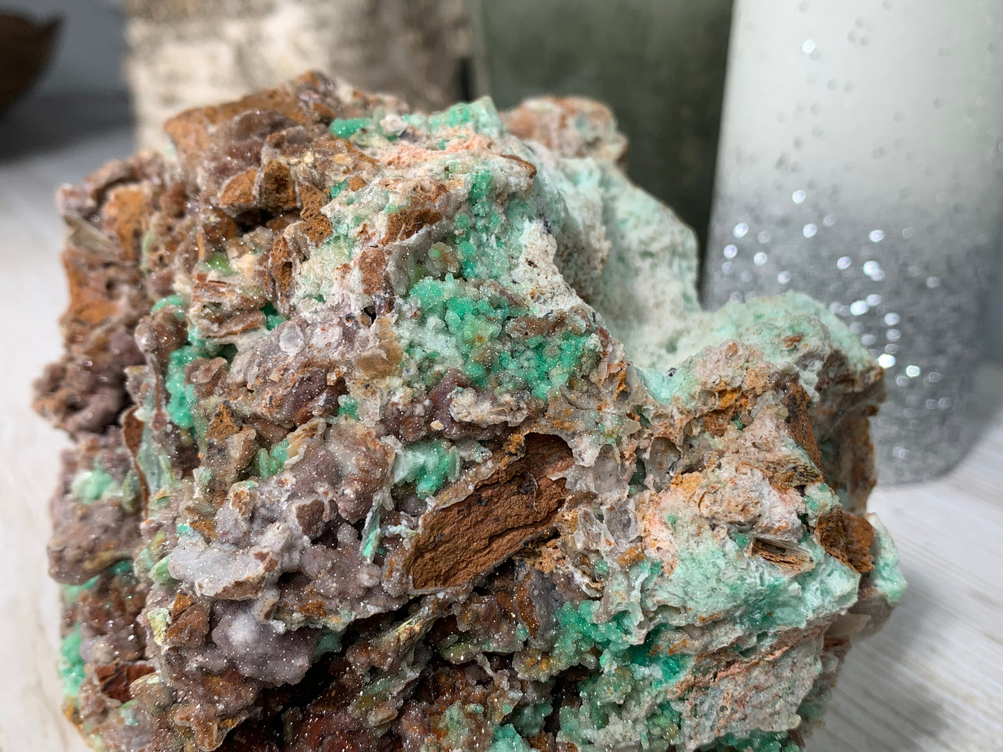 Druzy Chrysoprase (6.5", 165mm)